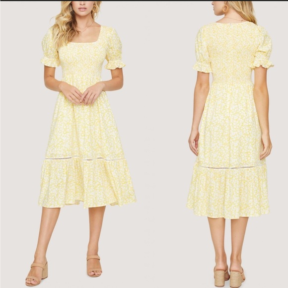 Lost + Wander Dresses & Skirts - Lost + Wander Sweet Summer Daze Floral Midi Dress